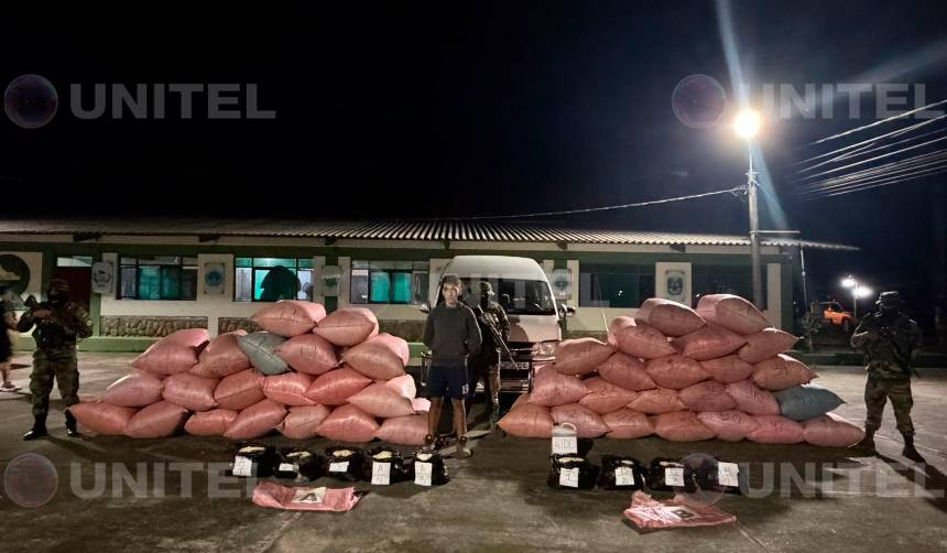 Aprehenden a un joven tras hallar 64 kilos de droga en una casa prefabricada de madera en el trópico
