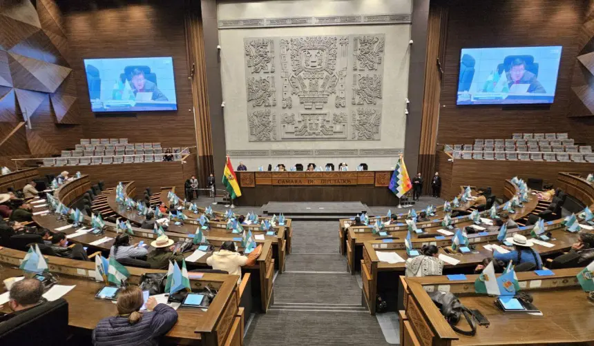 Convocan para este jueves a sesión de Diputados para tratar dos créditos por más de $us 314 millones