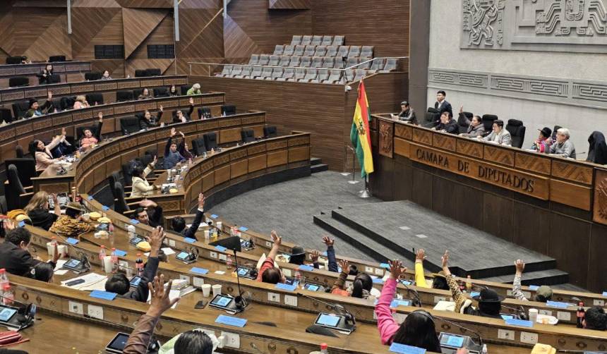 Cámara de Diputados tratará este miércoles un crédito de más de $us 67 millones