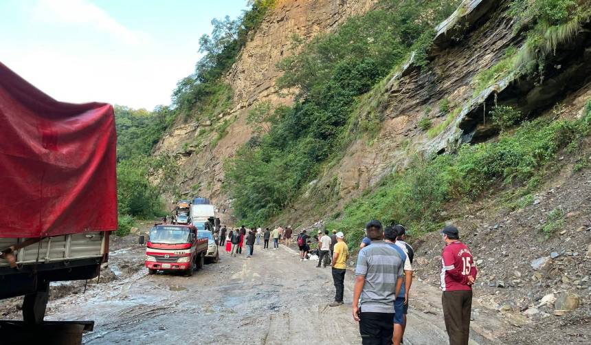 Derrumbe en los Valles: CAO dice que productores y turismo están afectados y pide que se mejore las carreteras 