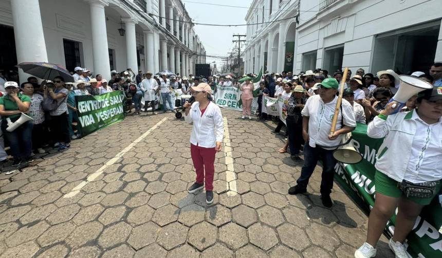 Trabajadores en salud convocan a un nuevo paro de cinco días por atraso en pago de sueldos, bonos y contratos 