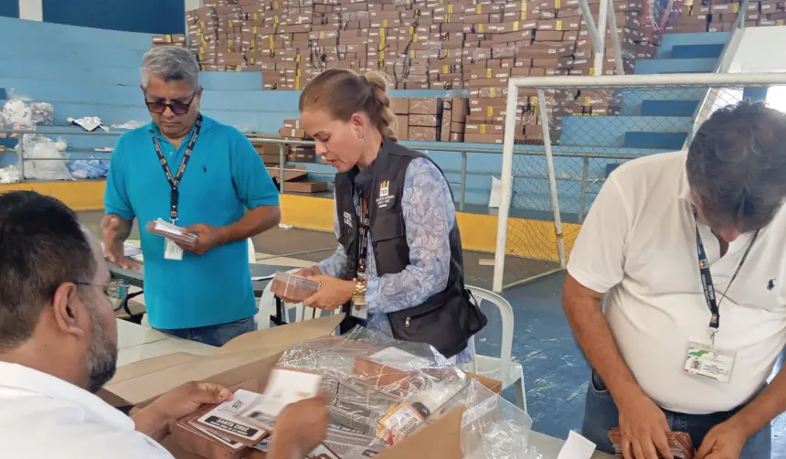 Todo listo para repetir la votación en 105 mesas de San Ignacio de Velasco, Santa Cruz de la Sierra y San Javier