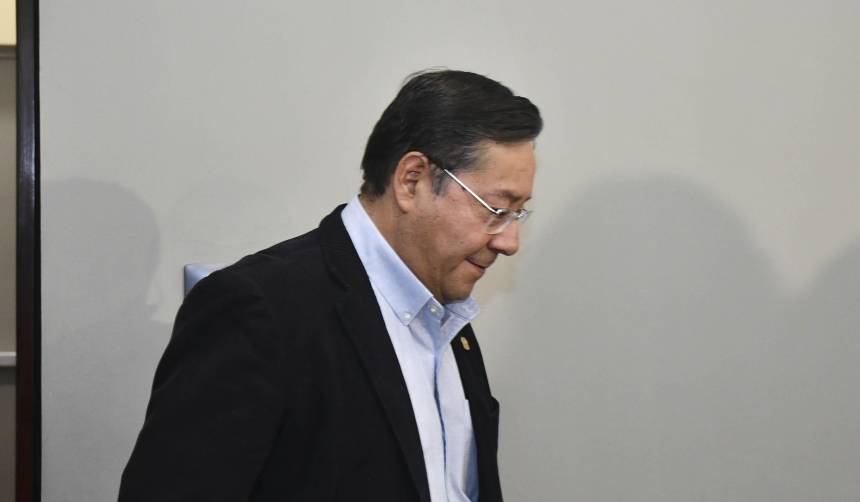 Luis Arce es enviado a la cárcel con detención preventiva por el lapso de cinco meses