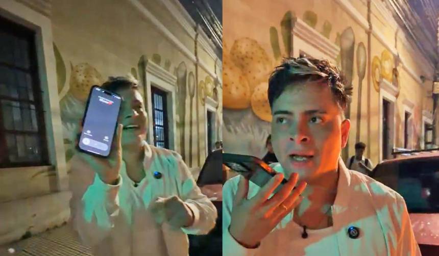 Video: Un beso que casi le genera una pelea a Luis Vega