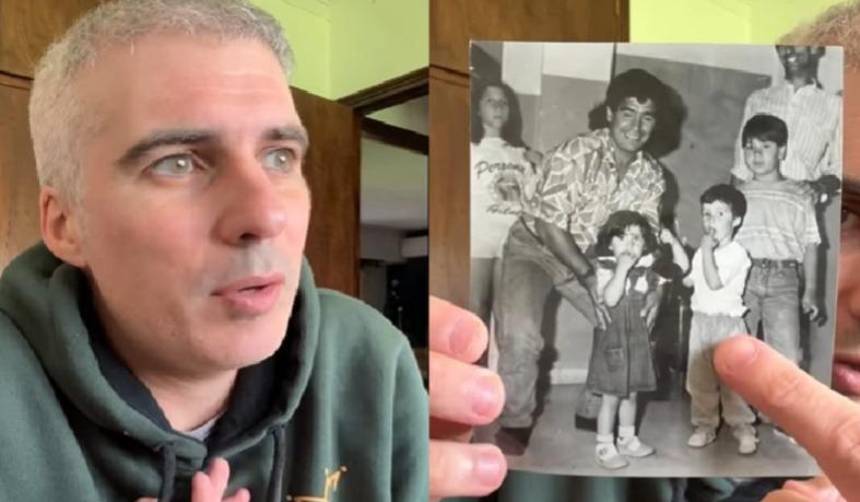 Un hombre descubrió que en su infancia se tomó una foto con Maradona y movilizó las redes para encontrarla
