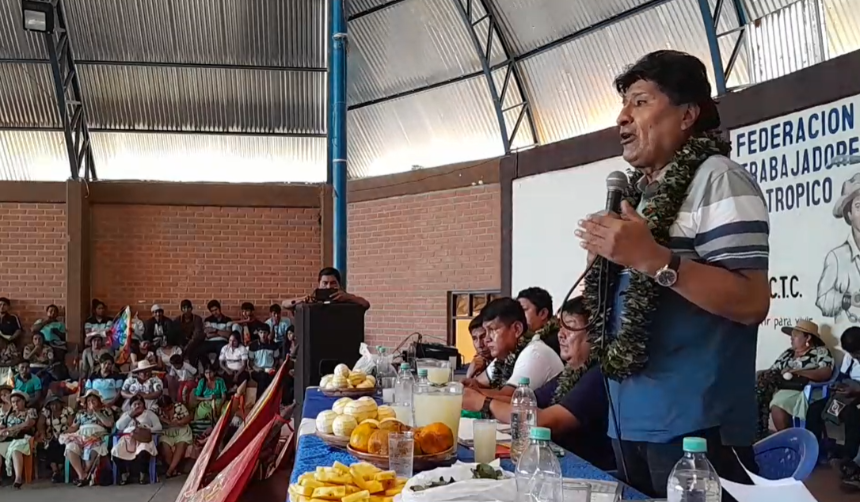 Evo Morales: “Si no soy candidato, cuatro millones de personas no votarán”