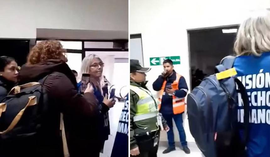 Delegación de políticos y activistas argentinos que respaldan a movilizados no pudo ingresar a La Paz