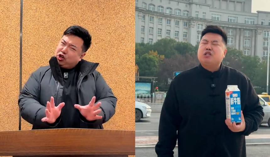 Perdió una apuesta y ahora es viral: El “Trump chino” que tiene millones de seguidores