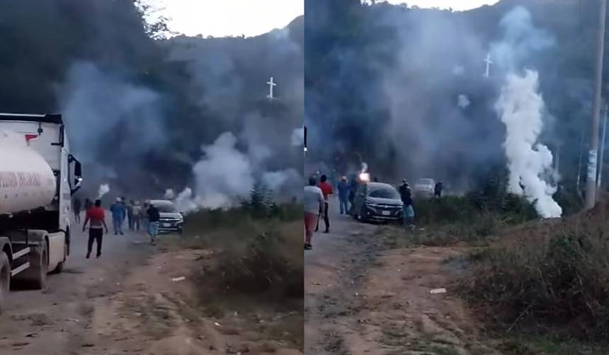Enfrentamiento en Caranavi por el desbloqueo de una vía estratégica para el transporte de alimentos a La Paz 