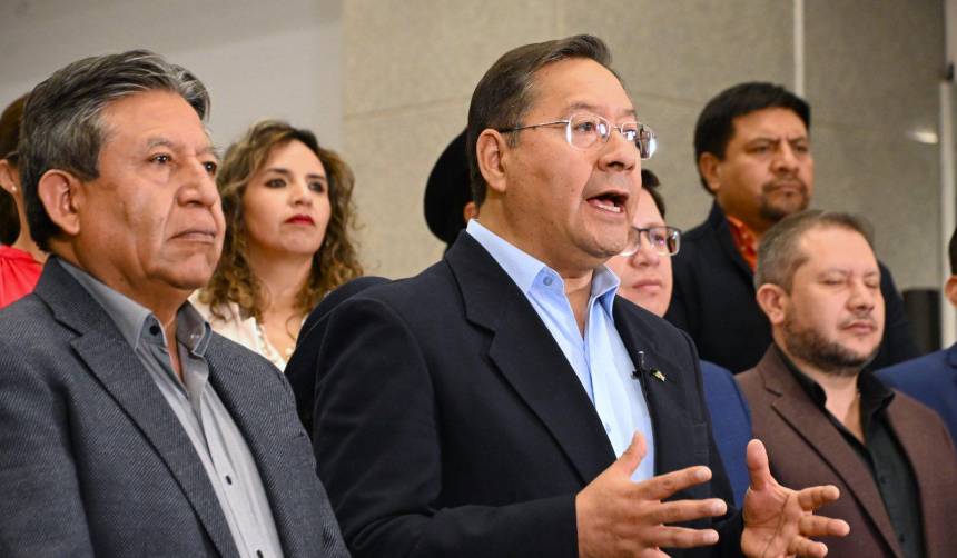 “Es el inicio de la lucha en las calles”, dice Arce tras dejar la Casa Grande