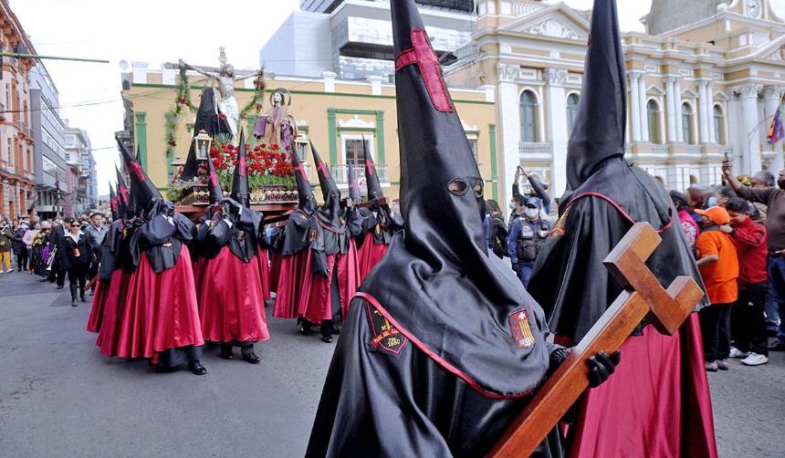 Semana Santa en La Paz: Estas son las actividades y el recorrido de la procesión del Señor del Santo Sepulcro