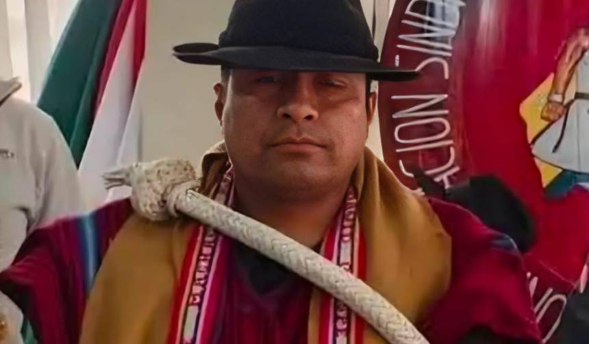 Dictan detención domiciliaria para David Quispe, dirigente campesino acusado de promover los bloqueos