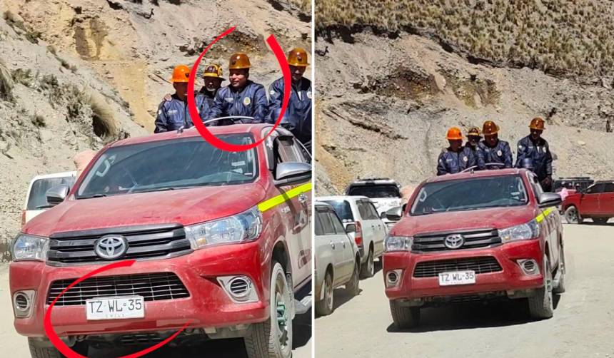 Denuncian que el gobernador Loza usó una camioneta presuntamente robada en Chile