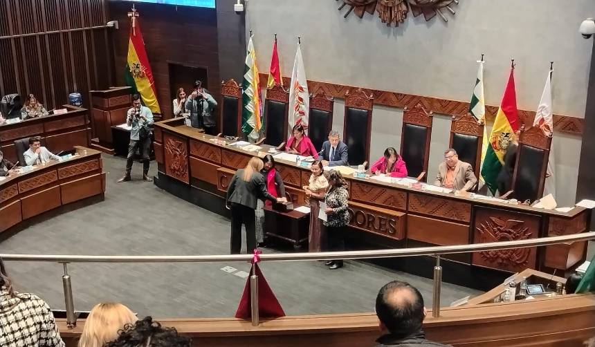 Con mayoría de votos, el Senado aprueba plancha única y reelige a Ávila como presidente