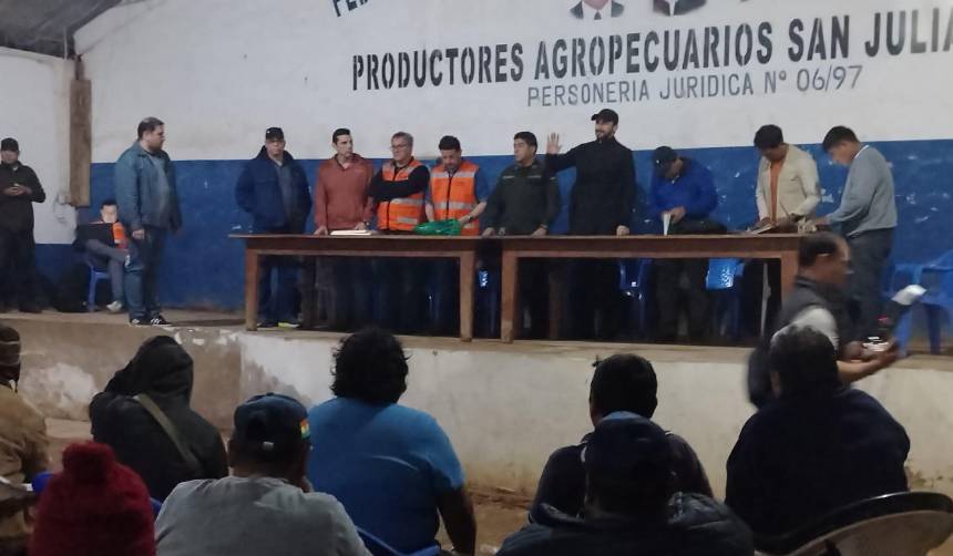Movilizados y autoridades firman acuerdo en San Julián para levantar bloqueo