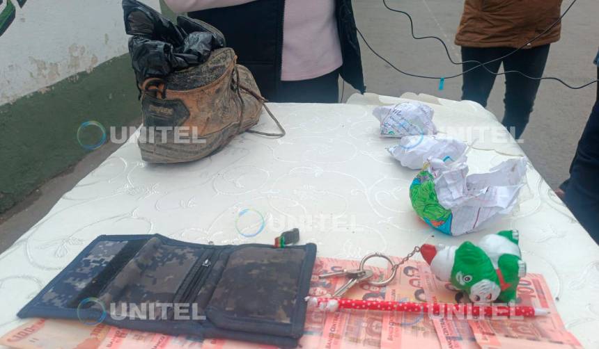 Aprehenden a un micro traficante que escondía droga en sus zapatos para evitar los operativos en El Alto 