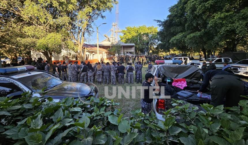 Contingente policial retoma control de Santa Rita, predio que fue avasallado por un grupo armado