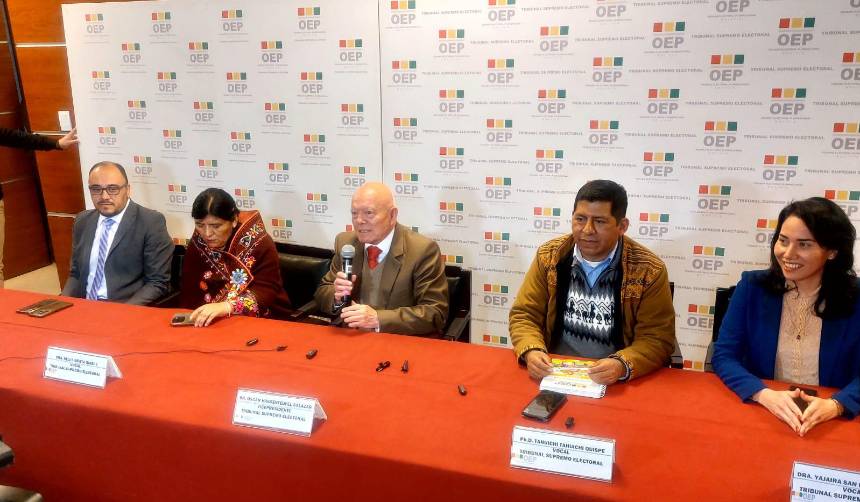 TSE: Este miércoles se definirá si las organizaciones indígenas participarán de las elecciones de manera independiente 