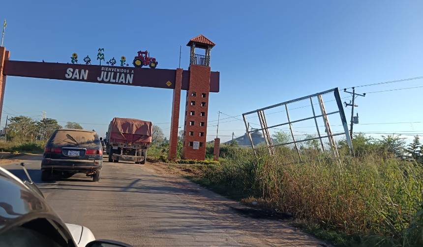 Bloqueo en San Julián cumple su tercer día: camiones siguen varados y choferes claman un cuarto intermedio