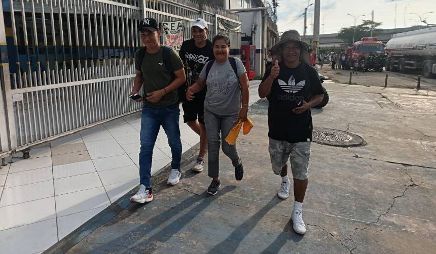 Policía anuncia el cierre de una vía para la caminata al Santuario de la ‘Mamita de Cotoca’