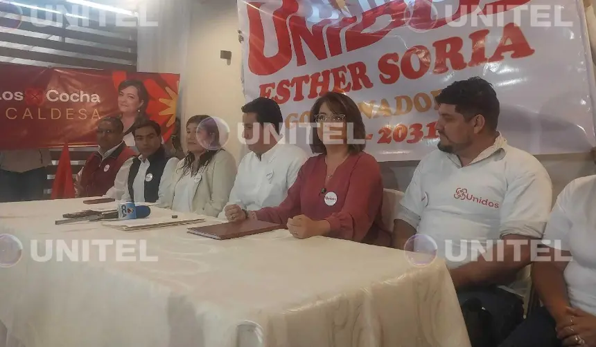Unidos presenta a Rocío Molina para la Alcaldía de Cochabamba y Esther Soria a la Gobernación
