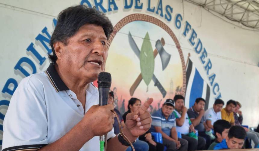 Evo Morales pide que Migración ingrese al trópico y expulse a extranjeros