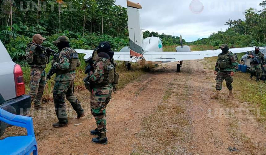 Enfrentamiento armado: Frustran salida de narcoavioneta con más de media tonelada de droga en el trópico