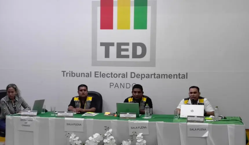 Segunda vuelta: Pando es el cuarto departamento en concluir el cómputo oficial