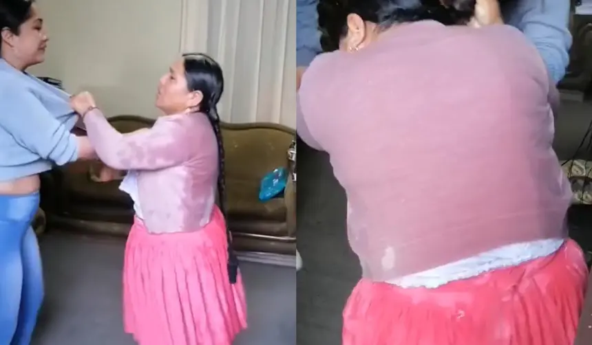 Video: Dos concejales que discutían terminan jalándose los cabellos