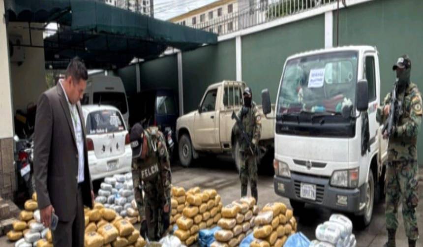 Fiscalía investiga el hallazgo de dos toneladas de marihuana en Quillacollo