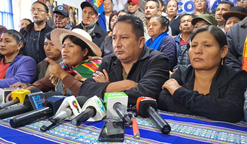 “Llegó la hora de hacernos respetar”: Evistas anuncian movilizaciones desde el lunes en La Paz hasta que Arce “se vaya”