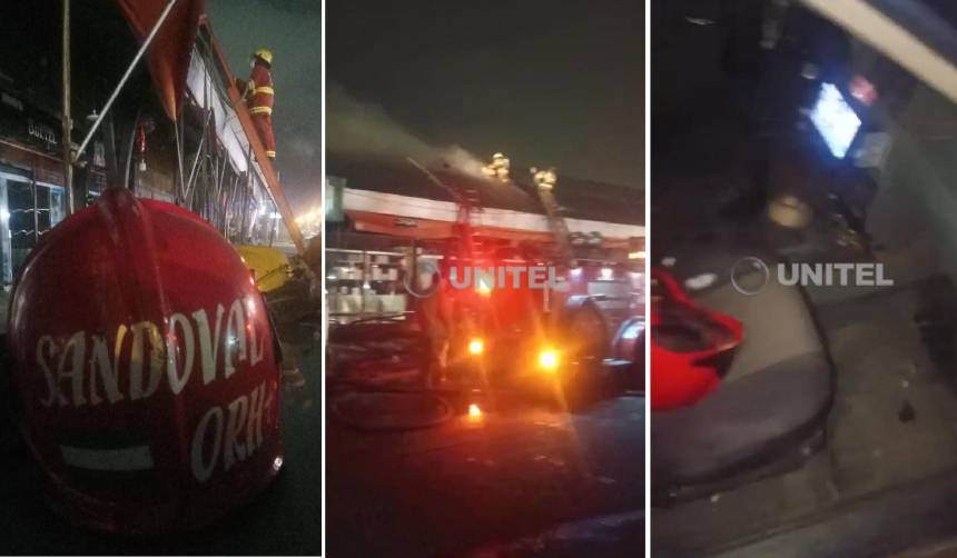 Santa Cruz: Bombero voluntario sufre robo mientras combatía incendio en la avenida Brasil