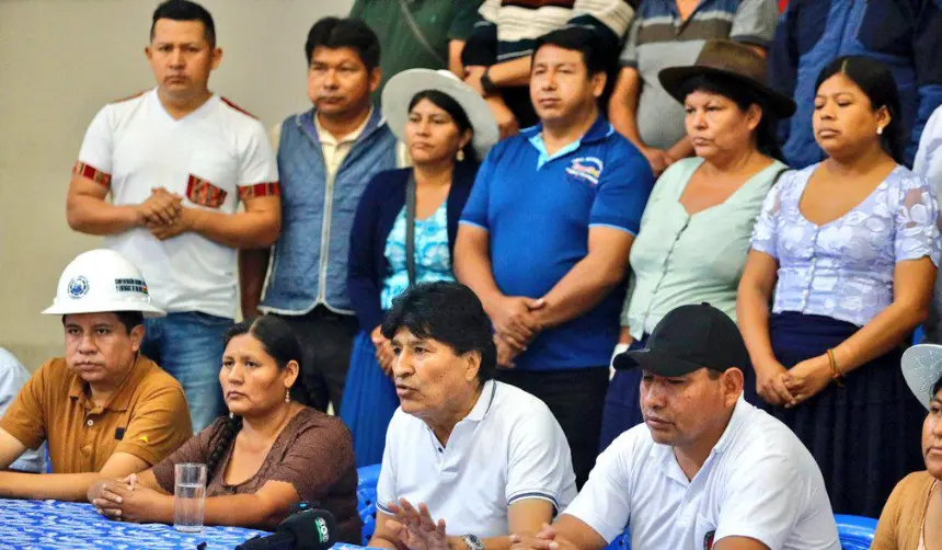 Evo confirma marcha para el 16 de mayo, pero dice que por problemas internos y falta de consenso no podrá inscribir candidatos ese día