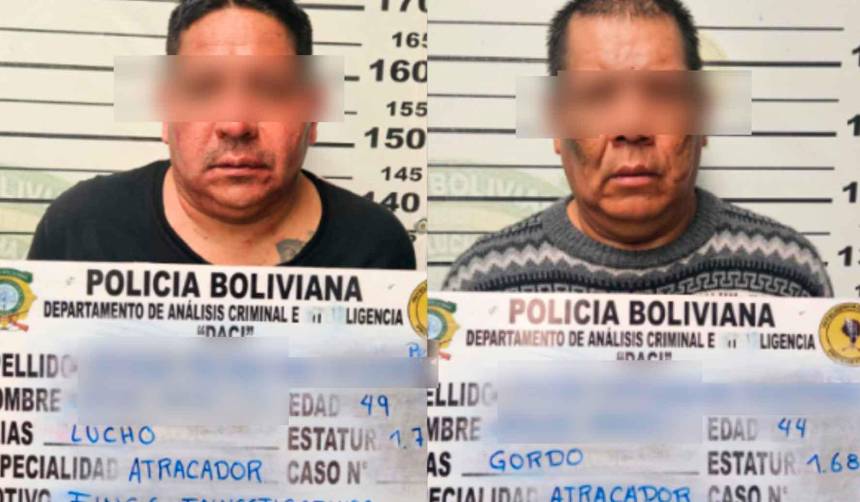 Caen dos miembros de una banda involucrada en cinco atracos armados en Cochabamba 