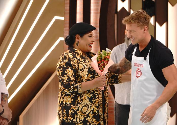 Un ramo con sabor a aceitunas: El regalo de Sebastian Putz a la chef Coral que sorprendió en las cocinas 