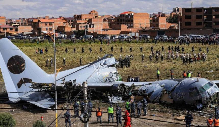 Pilotos del avión Hércules declararon que recibieron “datos inexactos” antes de aterrizar en El Alto, señala la Fiscalía