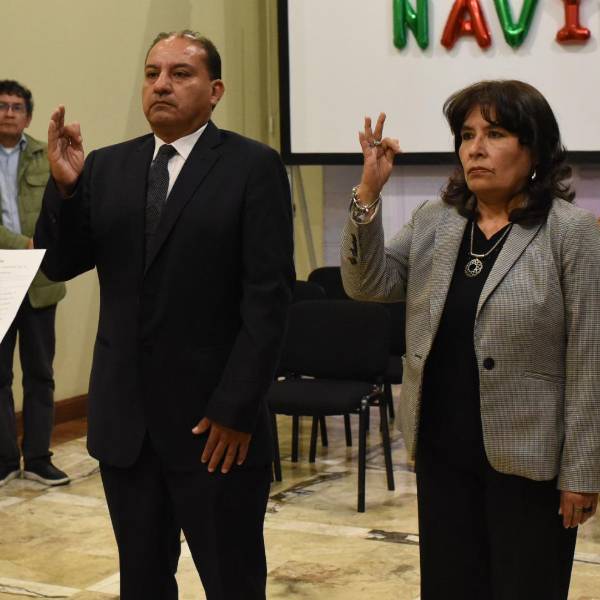 Posesionan a nuevos directores del Servicio de Áreas Protegidas y de la Autoridad de la Madre Tierra