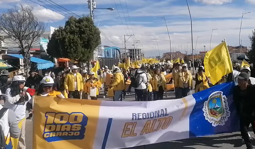 Alianza Unidad intensifica su campaña en El Alto con una marcha este domingo