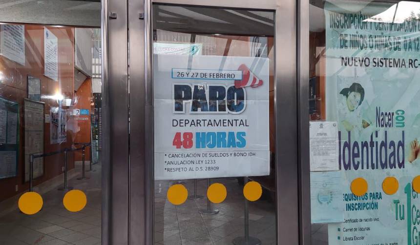 Pese al anuncio de paro, este jueves la atención fue normal en hospitales de Cochabamba