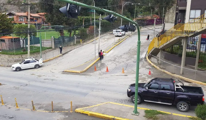 La Paz: La avenida Los Sargentos está cerrada hasta la próxima semana por la reparación de la bóveda del río 