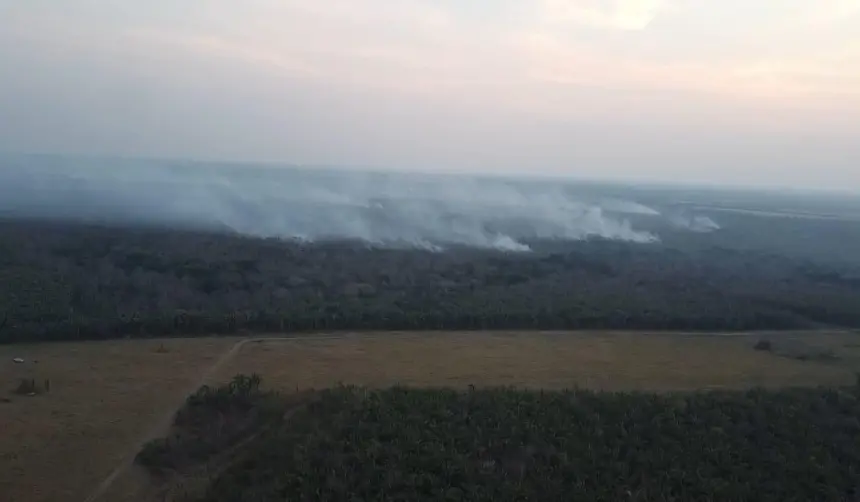 Sube a 12 la cifra de incendios activos en Santa Cruz y la mayoría se concentra en la Chiquitania, según Gobernación