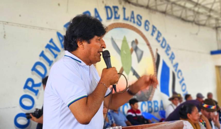 Evo pide a sus legisladores preparar un juicio de responsabilidades contra el Gobierno “antes de que se vayan”