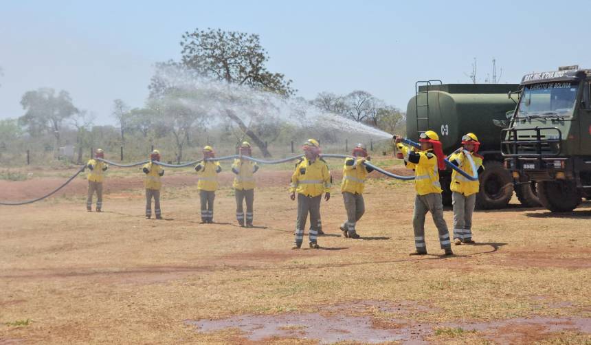 Gobierno señala que se controlaron los incendios en San Matías y el parque Noel Kempff Mercado