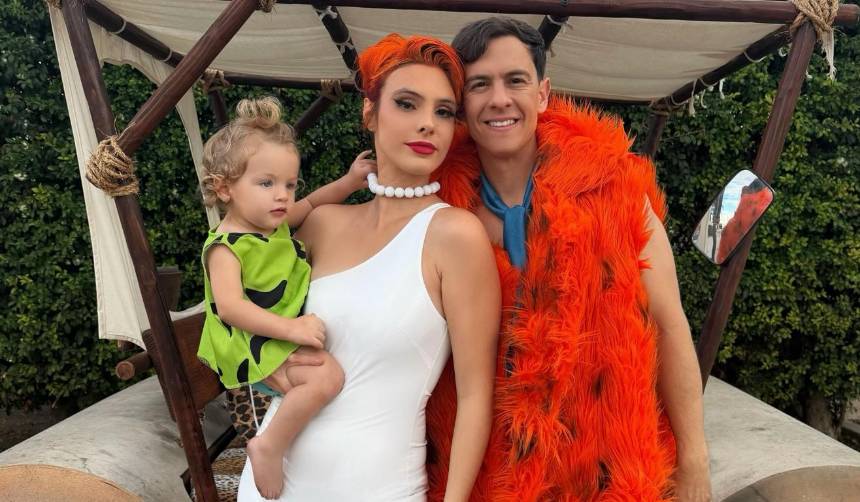 Guaynaa y Lele Pons enternecen las redes con el disfraz de ‘Los Picapiedras’