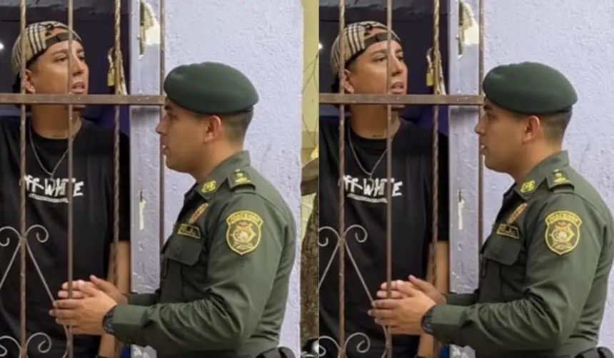 ¡Insólito! Un hombre llamó a la Policía porque su esposa no lo dejaba salir de su casa 