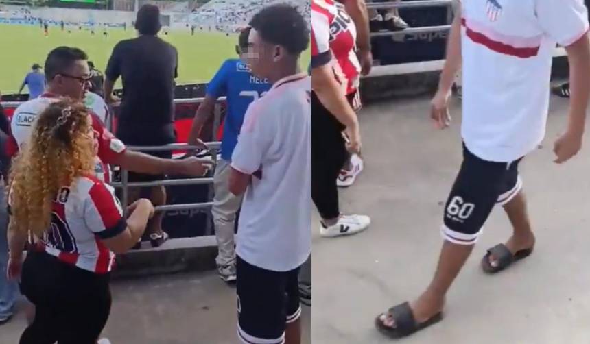 Joven ahorra de su merienda para ir al estadio y mujer le recrimina por llevar chinelas