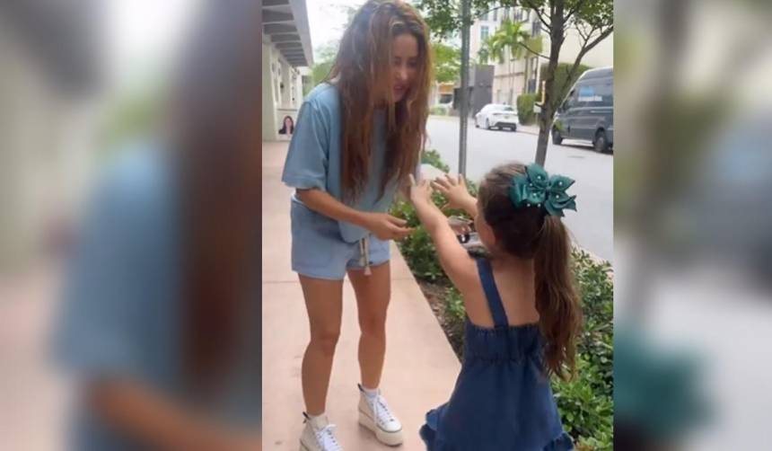 Video: Shakira emociona a sus seguidores con un tierno encuentro junto a una pequeña fan 