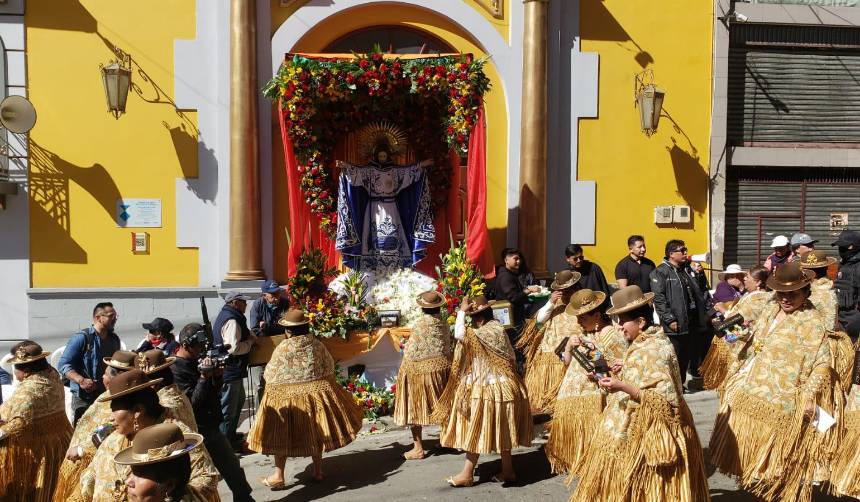 ¿Ya tienes el mapa? Este es el recorrido de la entrada del Gran Poder que este sábado tomará las calles de La Paz