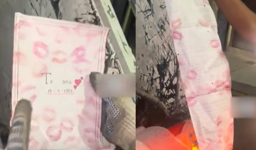 “Se ve que estaba enamorada”, dice recolector de residuos al encontrar una carta de amor en el contenedor