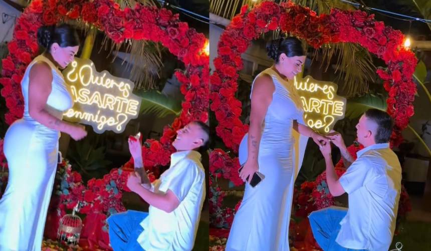 ¡Rumbo al altar! la tiktoker Rossy anuncia su boda y publica un video de su romántica pedida de mano